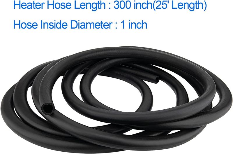 Photo 3 of 1 inch heater hose, Safety Stripe Standard Straight Heater Hose 28420, Inner Diameter 1", 25' Length