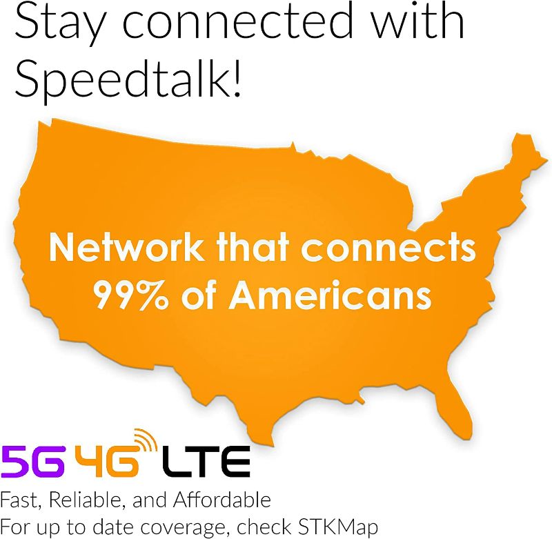 Photo 1 of $10 Unlimited Minutes Talk/Call & 500MB Data SIM Card for Kids Smartwatches and Wearables Senior Smart Watches 5G 4G LTE - 30 Days Service - USA Canada Mexico Roaming