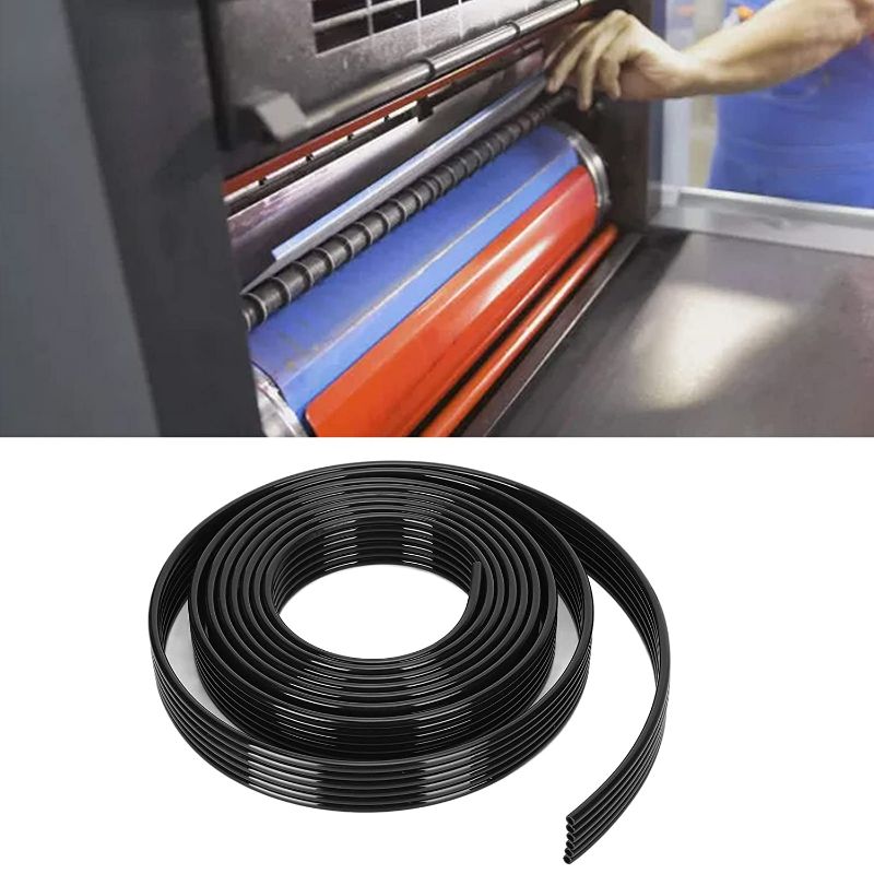 Photo 2 of Printer Inks Hose, UV Ink Tube Black 4mm OD 3mm ID PP Multiple Lines for DX4 for DX7 for DX5(6 Rows 10m)
