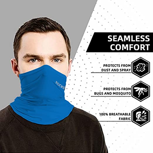 Photo 2 of Cooling Neck Gaiter Bandana Face Mask for Men Neck Gaiters Summer Half Face Scarf Cover Sun UV Protection for Cycling Fishing 2 pack