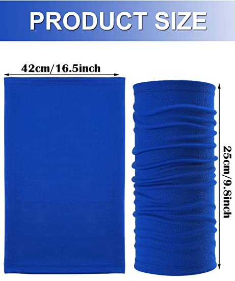 Photo 1 of 8 Pieces Summer UV Protection Face Coverings Mens Cooling Neck Gaiter Balaclava Breathable Headwear Scarf