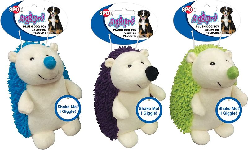 Photo 3 of Ethical Pets Gigglers Hedgehog Dog Toy, 6.5-Inch, Assorted