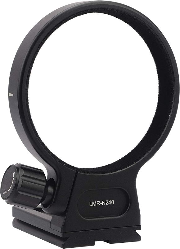 Photo 3 of Haoge LMR-N240 Tripod Mount Ring for Nikon nikkor Z 24-200mm F4-6.3 VR Lens Z Mount Mirrorless Cameras Lens Collar Replacement Foot Stand Base Built-in Arca Type Quick Release Plate