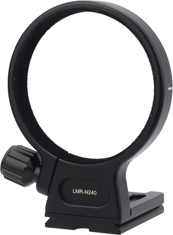 Photo 3 of Haoge LMR-N240 Tripod Mount Ring for Nikon nikkor Z 24-200mm F4-6.3 VR Lens Z Mount Mirrorless Cameras Lens Collar Replacement Foot Stand Base Built-in Arca Type Quick Release Plate