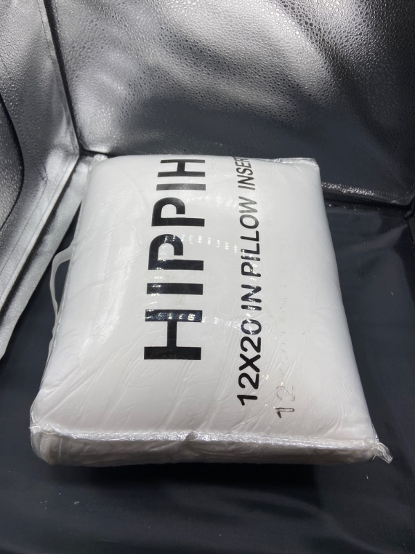 Photo 2 of HIPPIH 12x20 Pillow Inserts, Decorative Throw Pillow Inserts, Pillow Form Insert Indoor Couch Pillows for Sofa, Bed 12X20Inch(2 Packs)