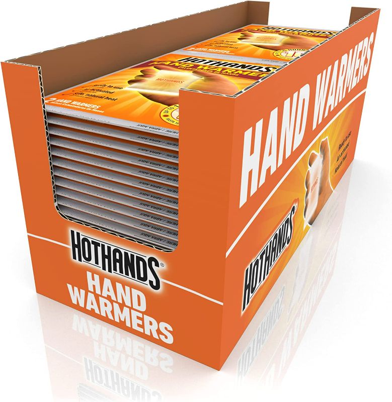 Photo 1 of HotHands Hand Warmers - Long Lasting Safe Natural Odorless Air Activated Warmers - Up to 10 Hours of Heat - 40 Pair
