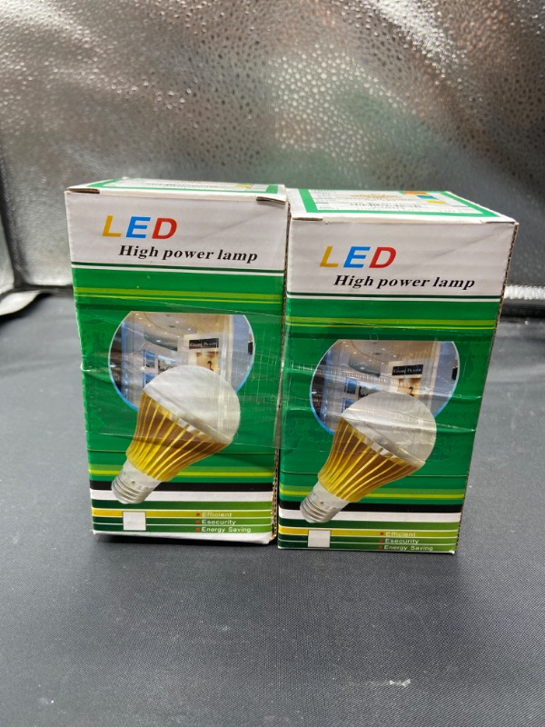 Photo 2 of Gold Stars E2600100 LED Replacement Bulb E26 Base 400 LUM 12 or 24v Natural White 2 pack