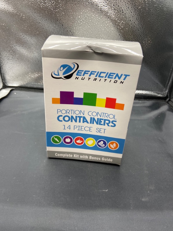 Photo 3 of Efficient Nutrition Portion Control Containers DELUXE Kit (14-Piece) with COMPLETE GUIDE + 21 DAY PLANNER + RECIPE eBOOK BPA FREE Color Coded Meal Prep System for Diet and Weight Loss