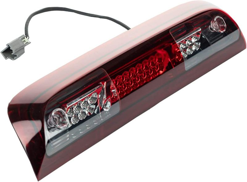 Photo 2 of NPAUTO LED Third 3rd Brake Light Cargo Lamp Replacement for 2014 2015 2016 2017 2018 Chevy Silverado/GMC Sierra 1500 2500HD 3500HD, High Mount Stop Light Assembly, Red Lens