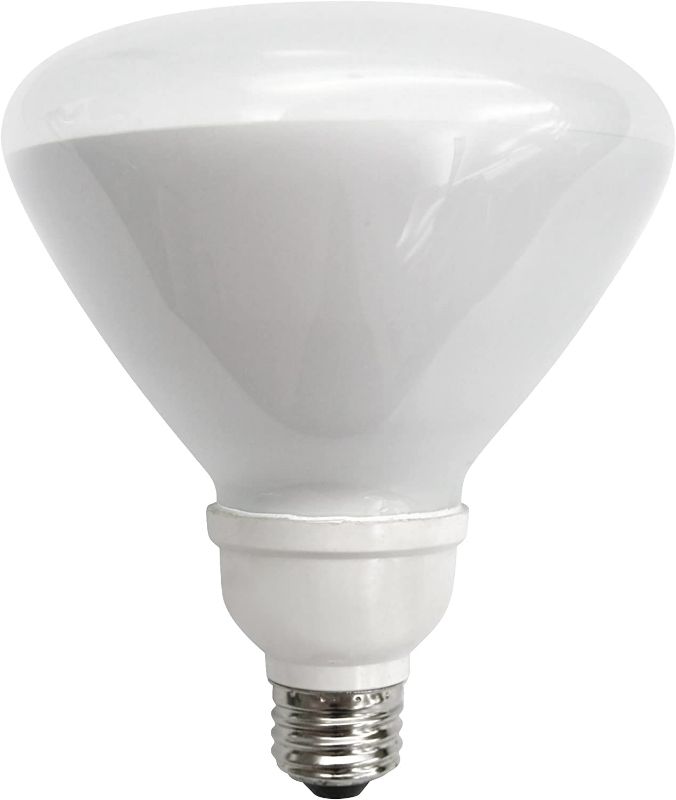 Photo 1 of BCR 8W CCFL 50-60Hz 2700K 120 Watt Equivalent (only 23w used!) Warm White (3100K) Flood Light Bulb - Wet Location Rated