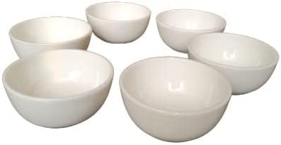 Photo 3 of Bamby Fine Bone China 50ml Dip Sauce Bowl,for Serving Pickle, Chatni, Desert, Set of 6,