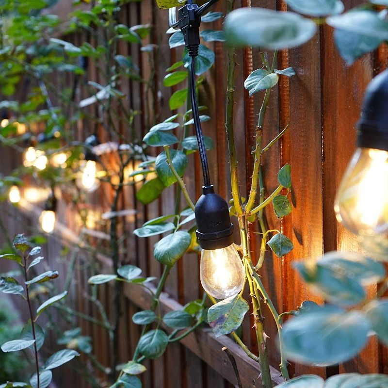 Photo 1 of Outdoor String Lights Low Voltage Patio Lights Outdoor Waterproof 10 PCS LED Decrative Lights Hanging Outdoor Lighting with 50ft Wire for Party Garden Backyard Decoration