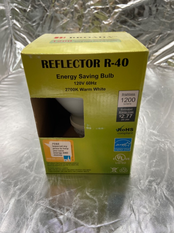 Photo 1 of Reflector R-40 Energy Saving Bulb 120V 60Hz                                                                                         
