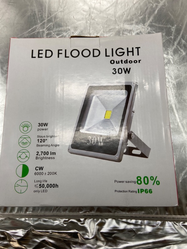 Photo 1 of Techno Earth® 30W LED Spotlight Flood Light High Power Outdoor Wall Cool White