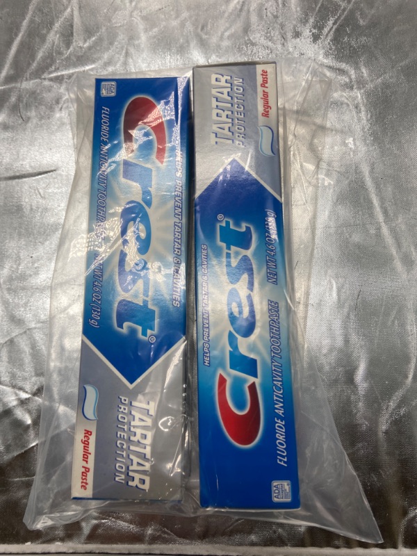 Photo 3 of Crest Tartar Protection Regular Paste (4.6 Oz.) - Two Pack