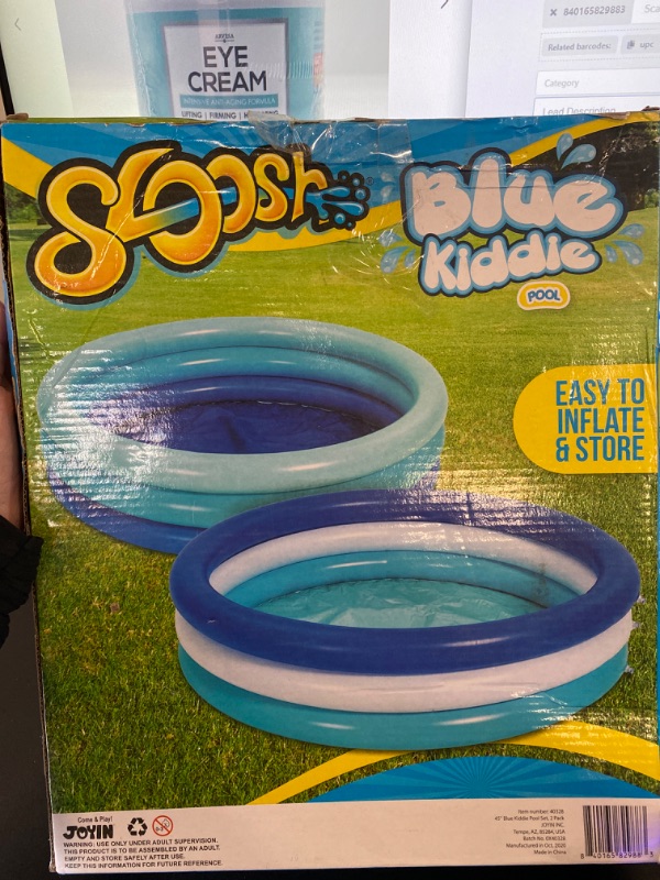 Photo 1 of Sloosh Blue Kiddie Pool Set - 2 ct
