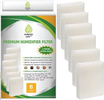 Photo 1 of PURIFIZE LIFE 6 Pack Premium Replacement Wick Filter for Vornado MD1-0002 4pk