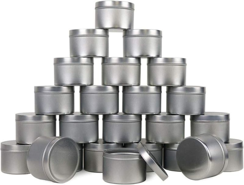 Photo 1 of EricX Light Candle Tin 24 Piece, 8 oz, for Candle Making