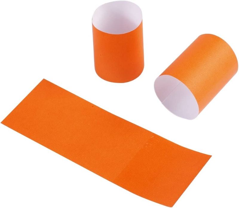 Photo 1 of Gmark Paper Napkin Band Box of 500 (Orange), Paper napkin rings self adhesive GM1061A