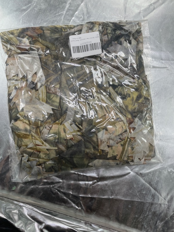 Photo 2 of EAmber Ghillie Camouflage Leafy Hat 3D Full Face Mask Headwear Turkey Camo Hunter Hunting Accessories