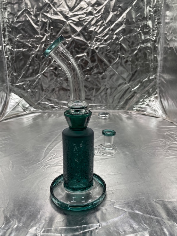 Photo 1 of iRie 10" Tall Frosted Pattern Dab Rig
