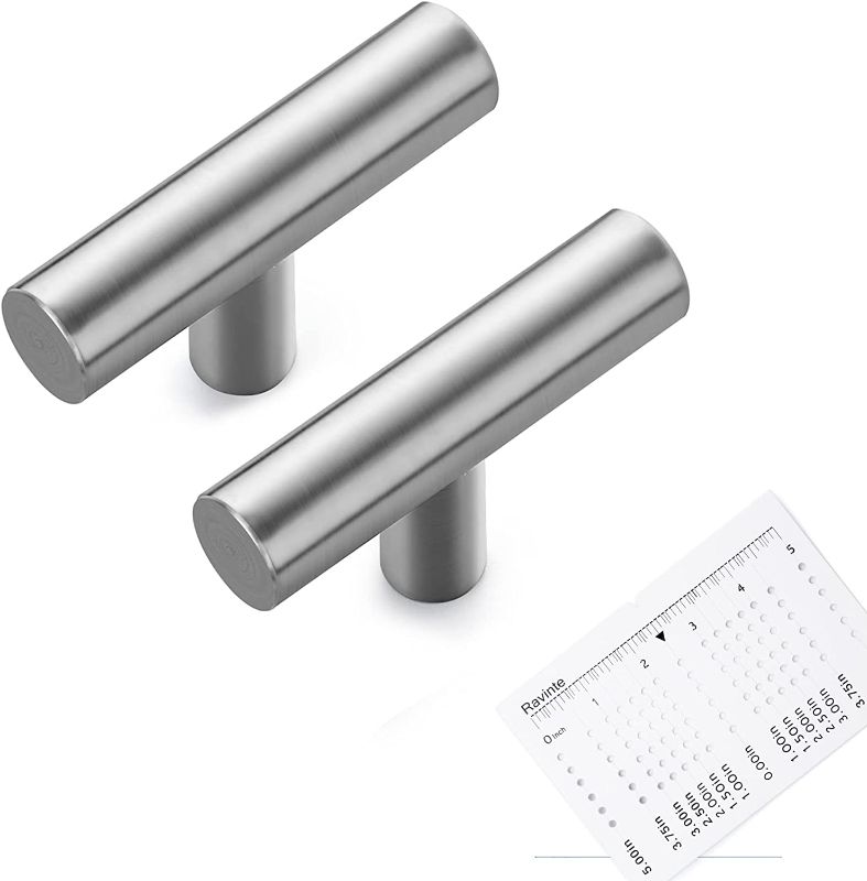 Photo 1 of Ravinte 10 Pack | 2" Cabinet Pulls Brushed Nickel Stainless Steel Kitchen Cupboard Drawer Pulls Cabinet Handles 2 Inch Length with Mounting