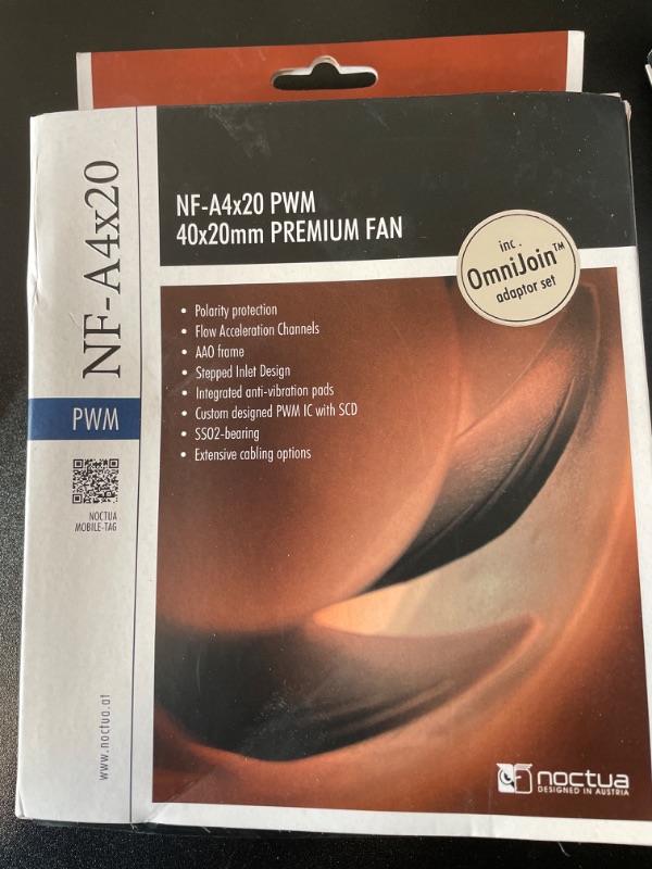 Photo 2 of Noctua NF-A4x20 PWM, Premium Quiet Fan, 4-Pin (40x20mm, Brown)