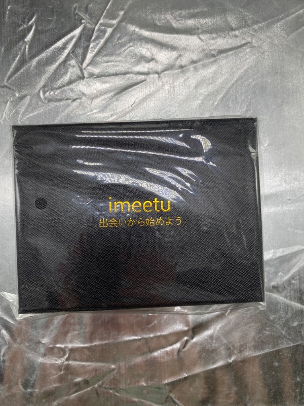 Photo 1 of   RFID Credit Card Holder Genuine Leather Credit Card Wallet with Zipper