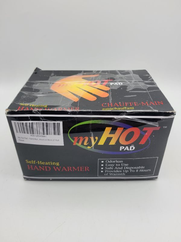 Photo 2 of My Hot Pad - Hand Warmers Self Heating Pads - 20 Pairs = 40 Hand Warmers Total - Lasts up to 8 Hours or More of Heat