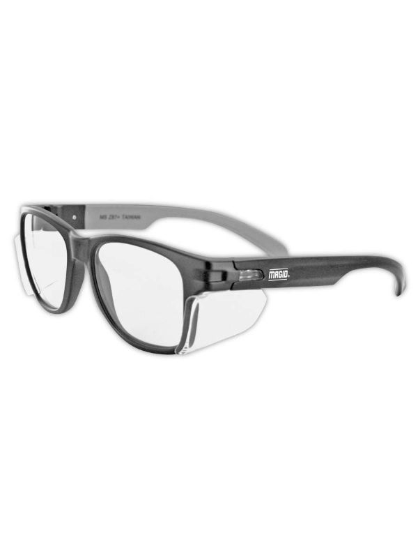 Photo 1 of MAGID ANSI Z87.1+ Performance Anti-Fog Safety Glasses with Side Shields, Scratch-Resistant, Comfortable & Stylish, Cloth Case Included, Clear Lens, Y50 Iconic Design, Y50BKAFC (2 Pair)