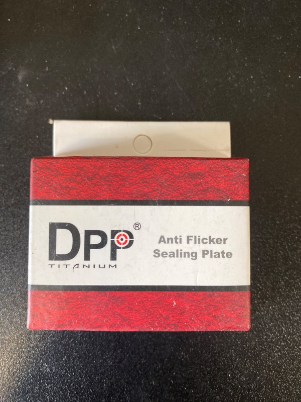 Photo 2 of DPP Titanium Mounting Kit/Anti Flicker Sealing Plate Kit Compatible with Trijicon RMR/SRO Glock MOS and Springfield OSP Models Black Gen2