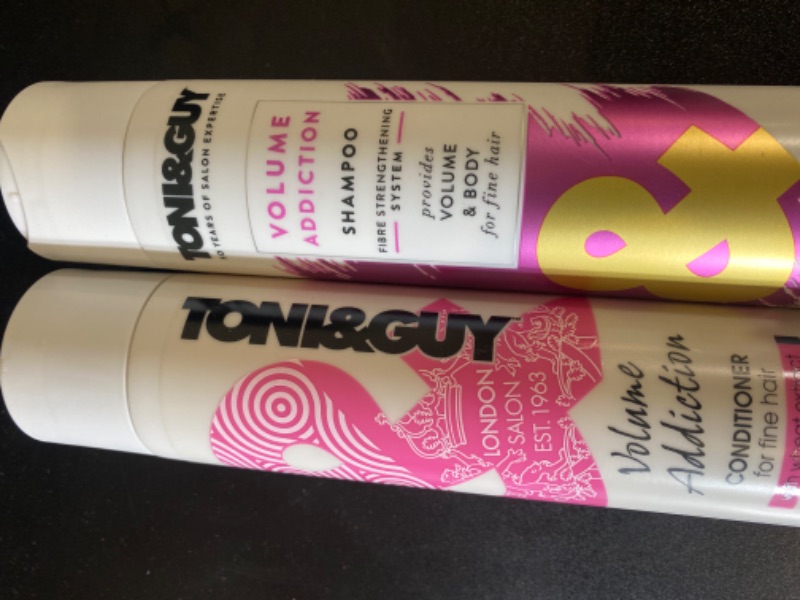 Photo 1 of Toni & Guy Volume Addiction Shampoo and Conditioner for Fine Hair - 8.5 Fl Oz / 250 mL x Combo Pack