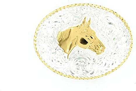Photo 2 of Crumrine Men's Horse Head Buckle Silver One Size