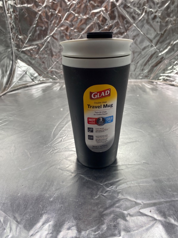 Photo 1 of GALD double wall travel mug for hot and cold 16oz/470ML  BLACK