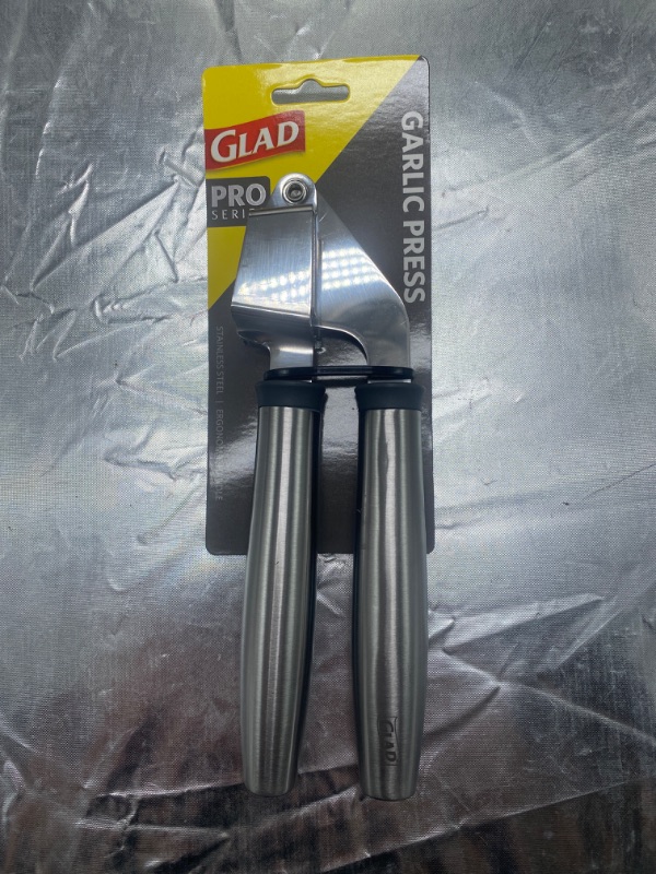 Photo 1 of GLAD PRO SERIES GARLIC PRESS GREY STEEL