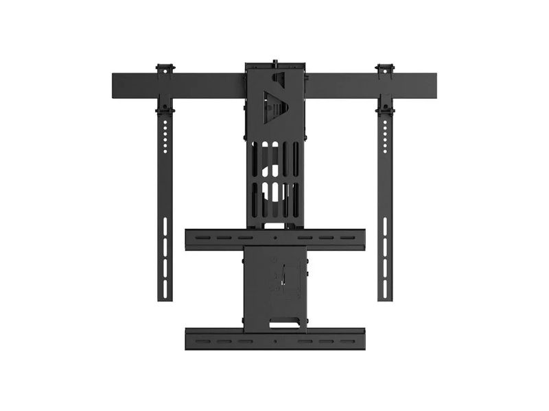 Photo 2 of Monoprice Motorized Above Fireplace Mantel Pull-down, Full-Motion, Articulating TV Wall Mount Bracket - For LED TVs between 50in and 100in, Max Weight 110lbs, VESA Patterns up to 800x600