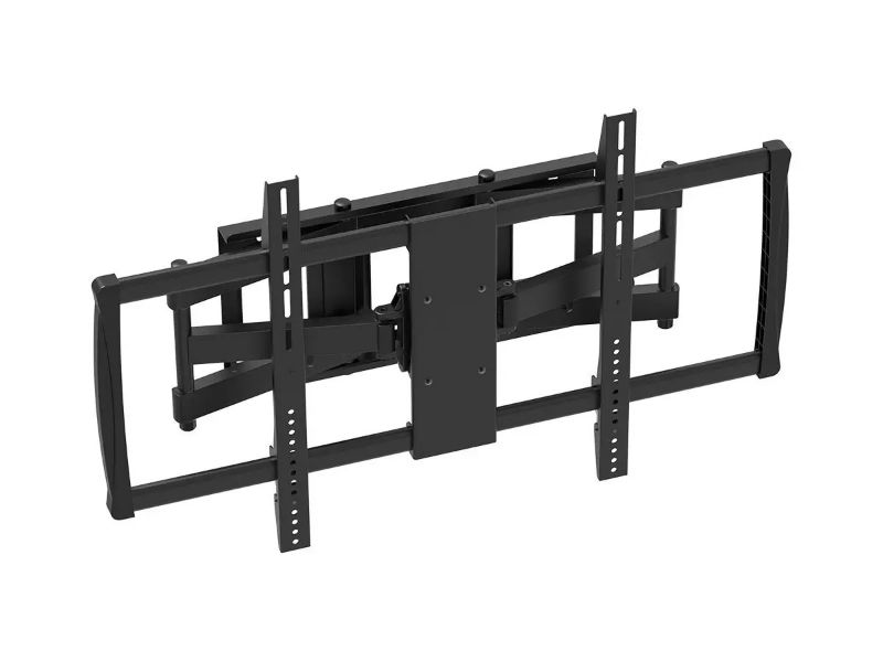 Photo 2 of Monoprice Stable Series Full-Motion Articulating TV Wall Mount Bracket for TVs 60in to 100in Max Weight 176 lbs Extends from 2.8in to 24.6in VESA Up to 600x900 Concrete & Brick UL Certified Black Xlg - 23"- 100" Mount Bracket