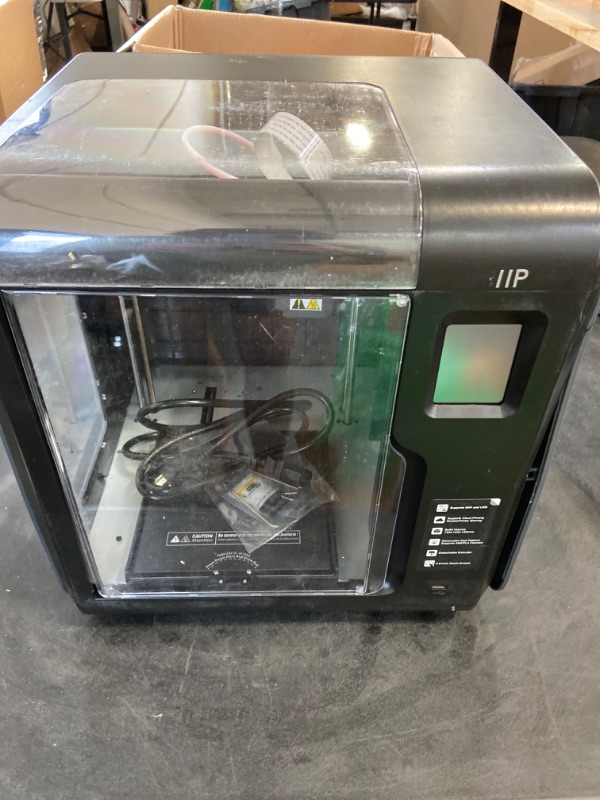 Photo 3 of -PARTS ONLY- Monoprice MP Voxel 3D Printer, Fully Enclosed, Easy Wi-Fi, Touchscreen, 8GB On-Board Memory 
-PARTS ONLY-
