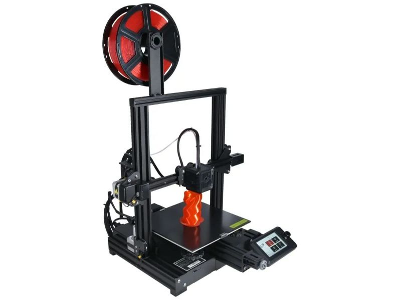 Photo 1 of Monoprice MP10 300x300mm 3D Printer, Magnetic Heated Build Plate, Resume Print Function, Assisted Leveling, and Touchscreen -PARTS ONLY-