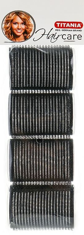 Photo 1 of Black Velcro Hair Rollers, 4 pcs. Bundle of 2 four packs. 