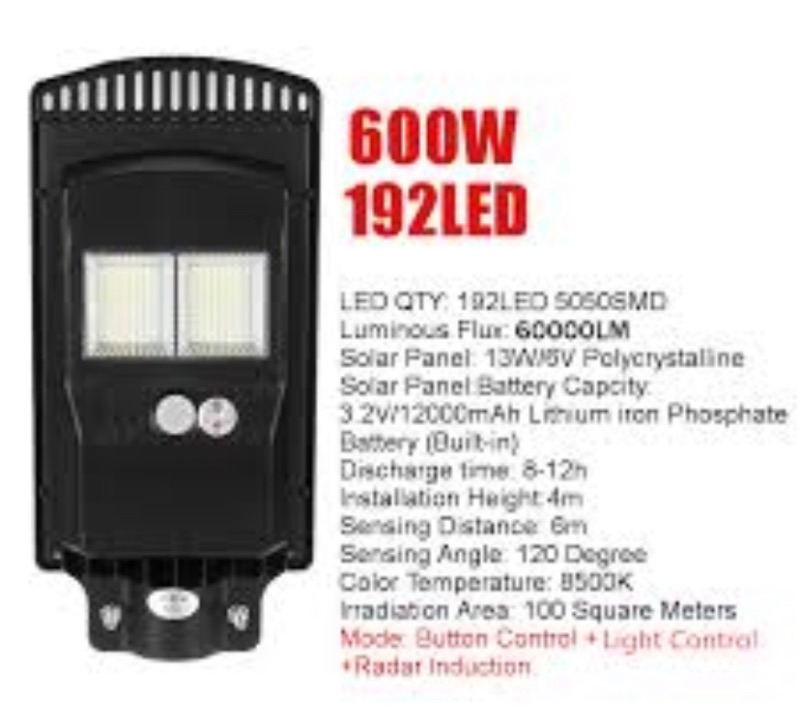 Photo 1 of Solar Street Light, Waterproof, Outdoor. 