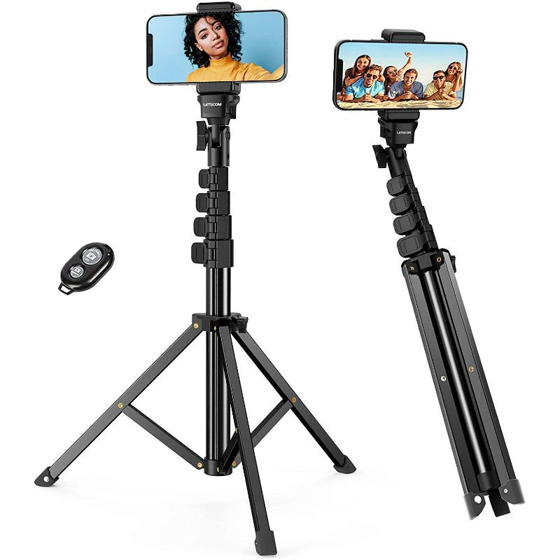 Photo 1 of Letscom JZ01 67" Extendable Selfie Stick Tripod Stand w/ Phone Holder
