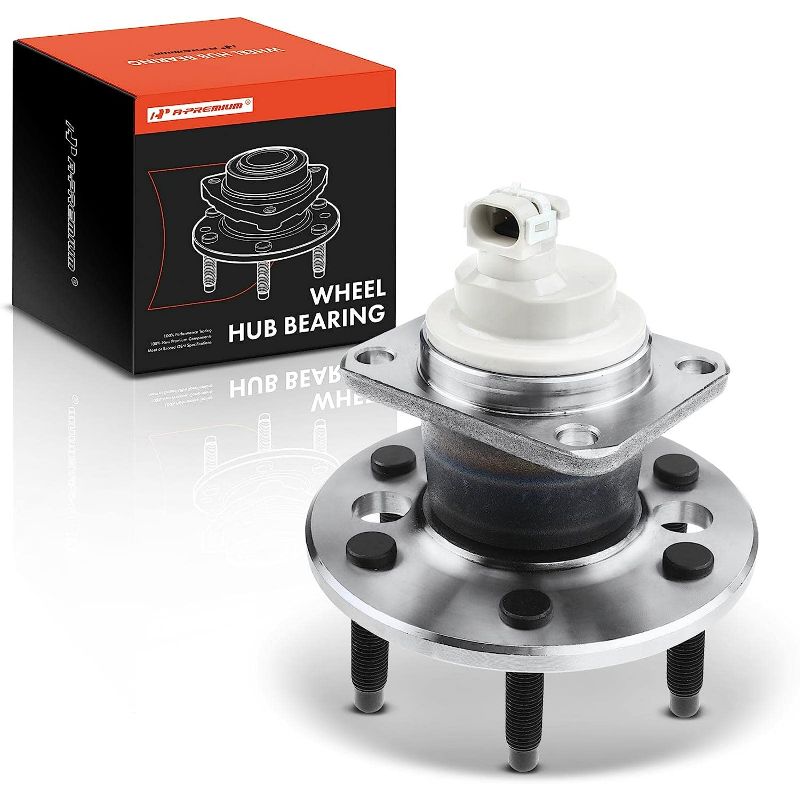 Photo 1 of  A-Premium Rear Wheel Bearings and Hub Assembly Compatible with Cadillac STS 2005-2011, SRX 2004-2009, CTS 2004-2007, RWD, w/ABS 6-Lug, Replace# 512308