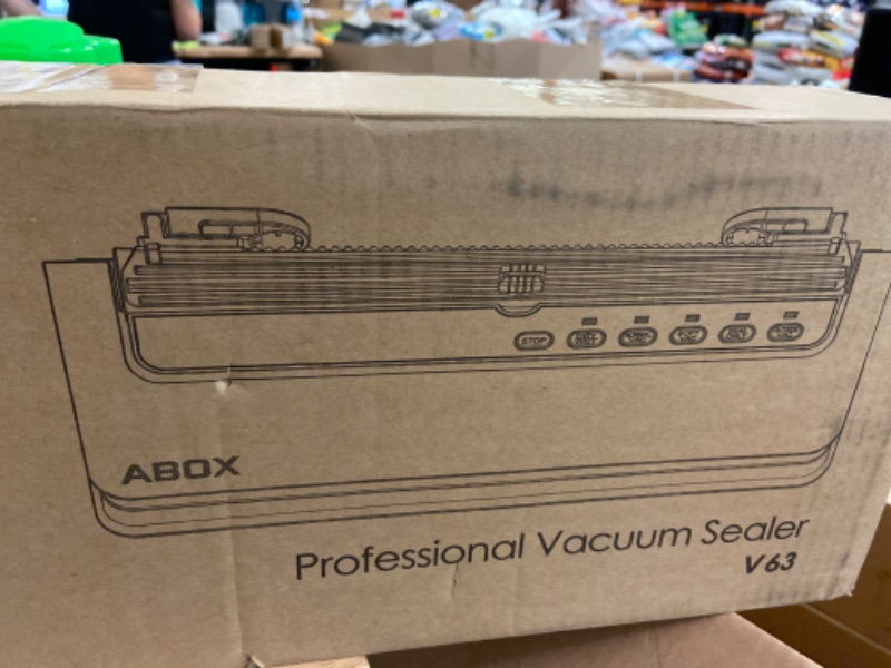 Photo 2 of ABOX Vacuum Sealer Machine, 5 in 1 Food Vacuum Black 