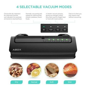 Photo 1 of ABOX Vacuum Sealer Machine, 5 in 1 Food Vacuum 