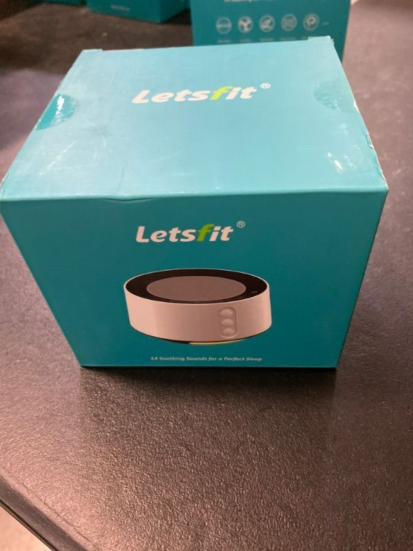 Photo 1 of Letsfit White Noise Machine with Adjustable Baby Night Light for Sleeping, 14 High Fidelity Sleep Machine Soundtracks, Timer & Memory Feature, Sound Machine for Baby & Adults, Home, Office
NEW