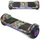 Photo 1 of TPS Electric Hoverboard for Kids and Young Adults Self-Balancing Scooter Dual Motors 6.5" Wheels Hoover Board with Built-in Speaker LED Lights UL2272 Certified (Graffiti White)