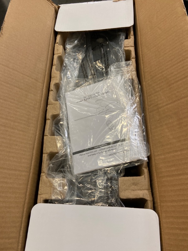 Photo 1 of OFANTOP ETL Listed Quiet DC Motor 52 Inch Indoor Outdoor Ceiling Fans with Lights and Remote Control, 3 Blade Black and Gold Modern Ceiling Fan for Bedroom Living Room Black Gold