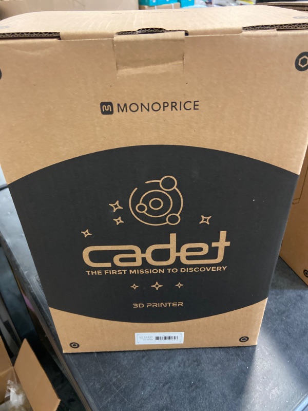 Photo 1 of Monoprice - 140108 MP Cadet 3D Printer, Full Auto Leveling, Print Via WiFi, Small Footprint Perfect for a Desktop, Office, Dorm Room, or The Classroom