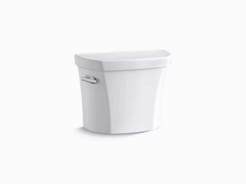 Photo 1 of KOHLER 4467-0 Wellworth 1.28 gpf Toilet Tank with Left-Hand Trip Lever, One Size, White One Size White NEW 